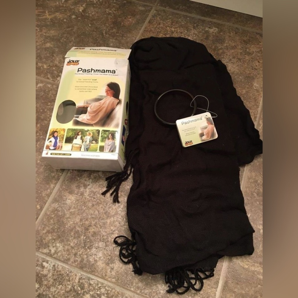 Jolly Jumper Pashmama
Nursing Cover/Pashmina Scarf
- Black